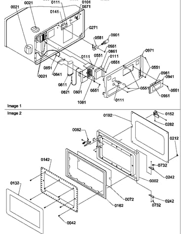 Electrical components/door