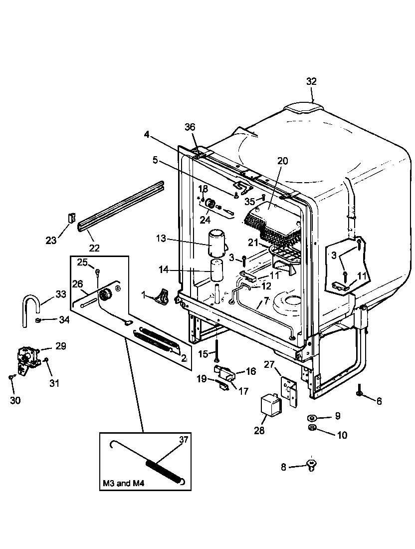 TUB ASSY