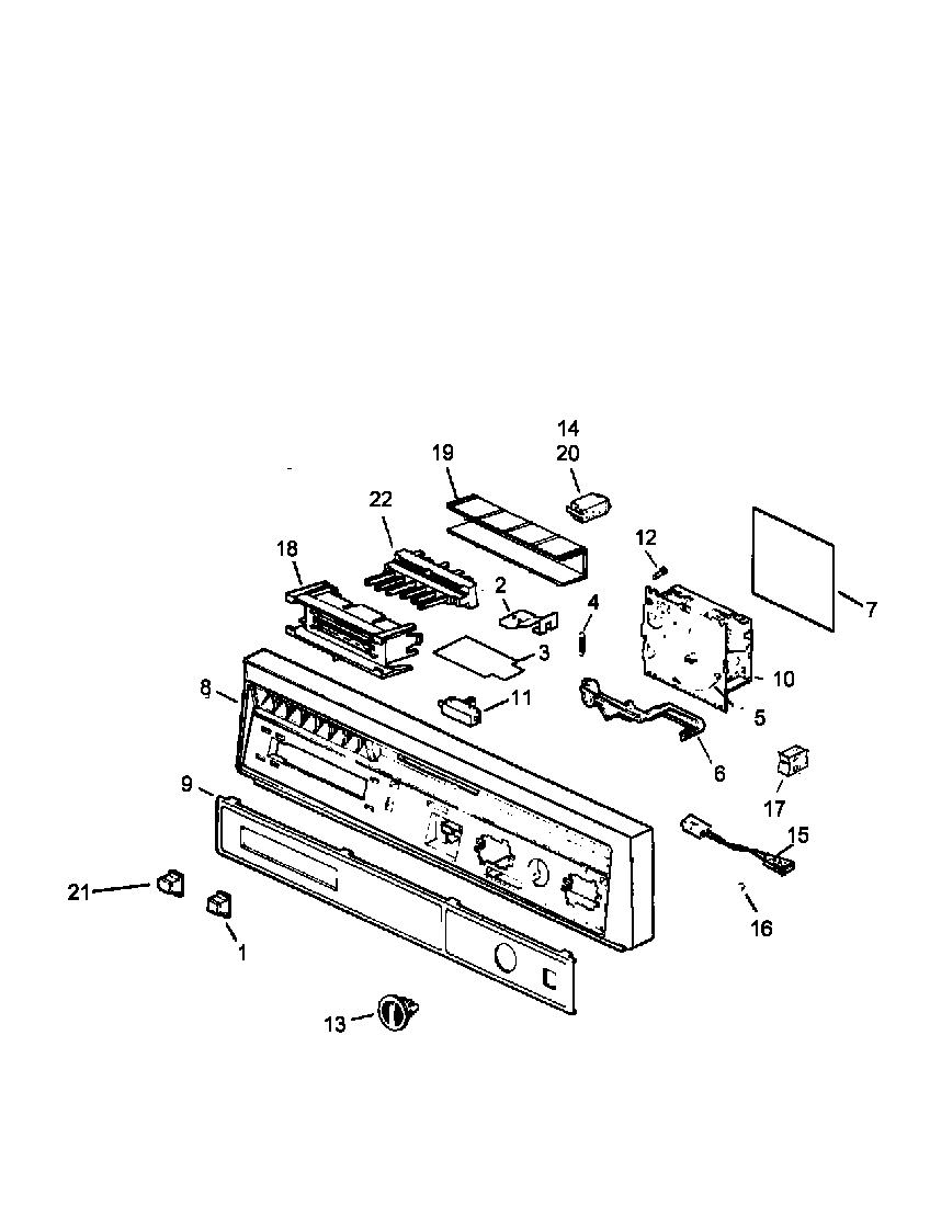Control panel assembly