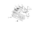 Amana AUD7000DWW/P1309607W control panel assembly diagram