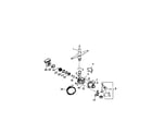 Amana AUD6000DB/P1309611W motor & pump assembly diagram