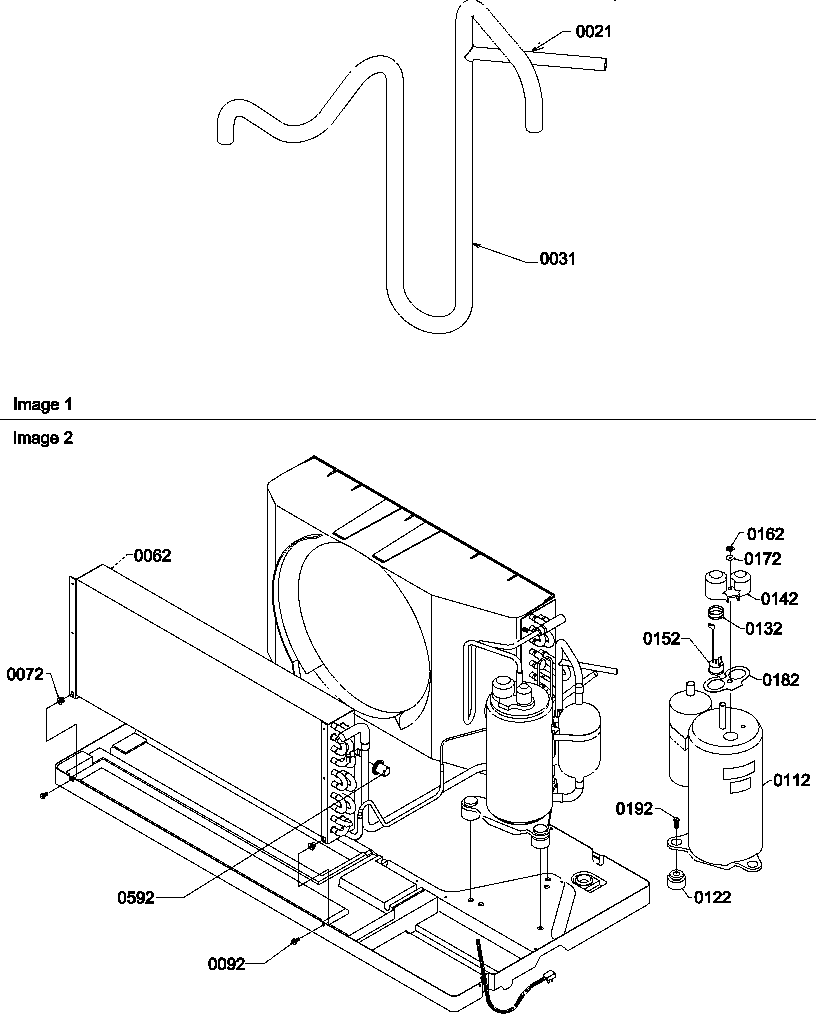 Compressor/tubing