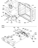 Ice & water cavity and electronic bracket assy
