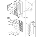 Amana SB520TW-P1308601WW refrigerator door diagram