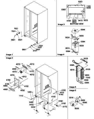 Drain system, rollers, and evaporator assy