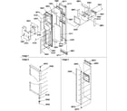 Amana SRD520TE-P1308801WE freezer door diagram