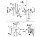 Amana SBDX520TW-P1308402WW cabinet parts and toe grille diagram
