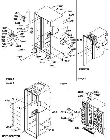 Cabinet parts and toe grille