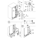Amana SBDX520TW-P1308402WW cabinet back diagram