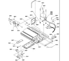 Amana SRD520TE-P1308801WE machine compartment diagram