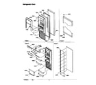 Amana SRD526SW-P1184802WW refrigerator door diagram