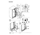Amana SRD526TW-P1310201WW cabinet back diagram