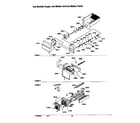 Amana SRD526SW-P1184802WW ice bucket auger, ice maker and ice maker parts diagram