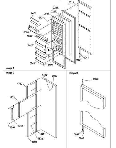 Refrigerator door