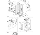 Amana SX322S2W-P1307302W cabinet parts and toe grille diagram