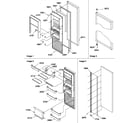 Amana SRD522TW-P1309903WW refrigerator door diagram