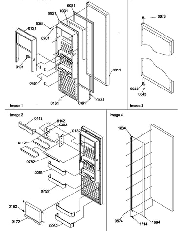 Refrigerator door