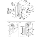 Amana SRD522TW-P1309903WW cabinet parts diagram