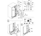 Amana SRD522SW-P1184707WW cabinet back diagram