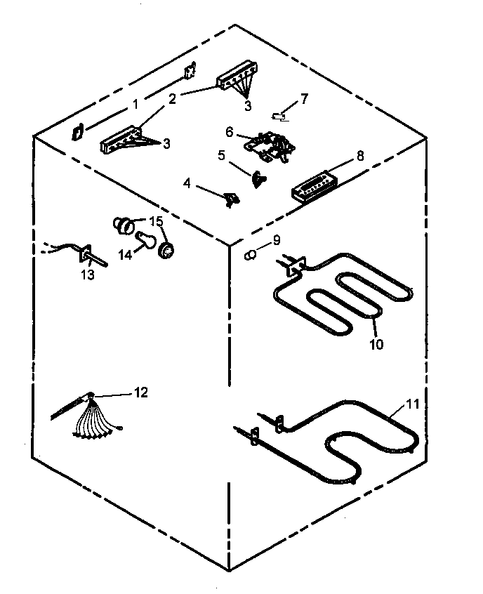 Electrical components (cards801e/p1131925ne) (cards801e/p1131932ne) (cards801e/p1131936ne) (cards801ww/p1131925nww) (cards801ww/p1131932nww) (cards801ww/p1131936nww)