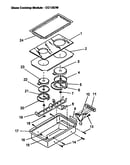Glass cooktop module - cc13e/w (cc13e/p1133348n) (cc13w/p1133348n) (cc13w/p1155203s)
