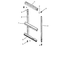 Amana FDC3902B/P1132332NB cabinet trim diagram