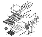 Amana FDC2502D/P1132326ND oven accessories diagram