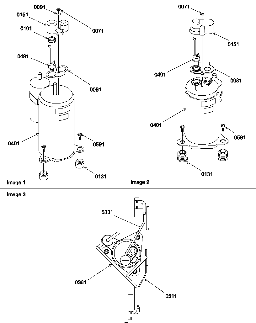 Compressor & tubing