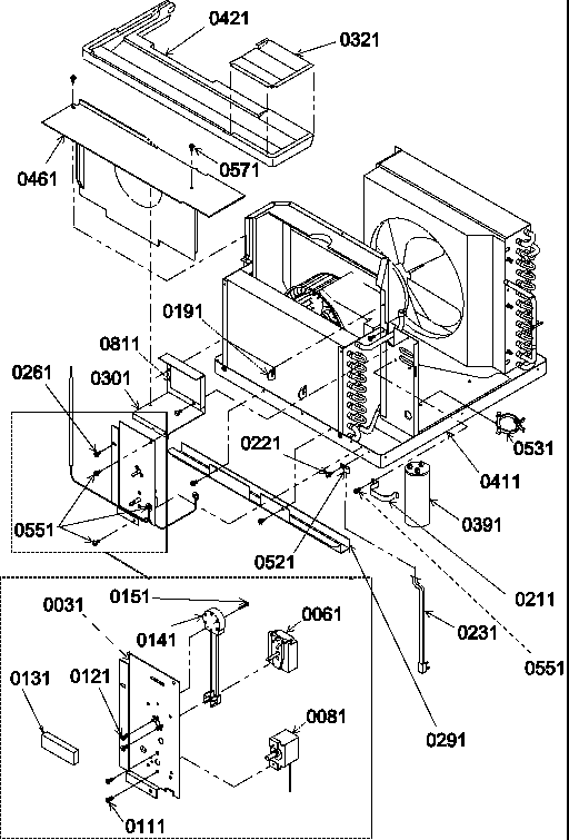 Control panel & miscellaneous parts