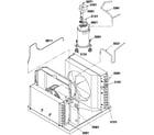 Amana 5P2MY/P1162306R compressor & tubing arrangements diagram