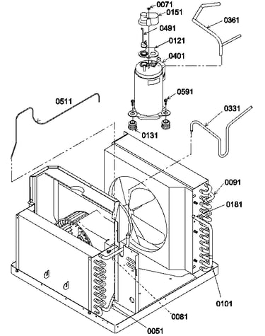 Compressor & tubing arrangements