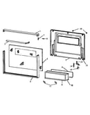 Glass oven door (rws-rxs)