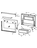 Glass broiler door (rws-rxs)