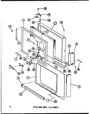 Upper door parts