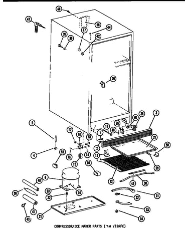 Compressor/ice maker parts