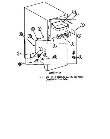 Description (add on ice-maker)
