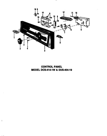 Counter panel