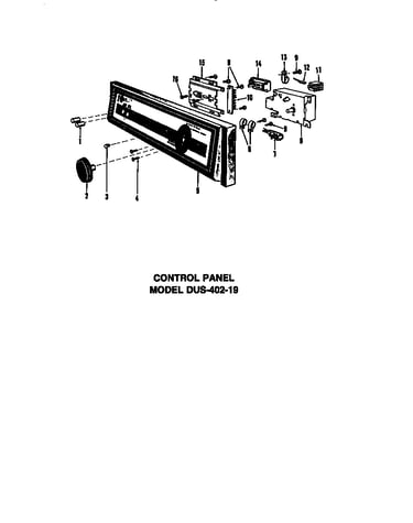 Counter panel