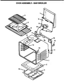 Oven assembly - bar broiler