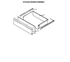 Caloric RSF330OUW-P1141256N storage drawer assembly diagram