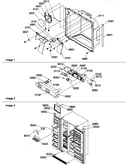 Ice & water cavity, electronic assy, & toe grille