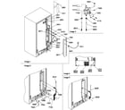 Amana SRDE528TW-P1310301WW cabinet back diagram