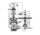 Caloric DCR-211-1L-OM motor, pump & spray arm details (dcr-211-1a-om) (dcr-211-1c-om) (dcr-211-1h-om) (dcr-211-1l-om) (dcr-211-1w-om) (dcr-225-1a-om) (dcr-225-1c-om) (dcr-225-1h-om) (dcr-225-1l-om) (dcr-225-1w-om) (dcs-211-1a) (dcs-211-1c) (dcs-211-1h) (dcs-211-1l) (dcs-211-1w diagram