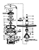 Motor, pump & spray arm details (dcr-211-1a-om) (dcr-211-1c-om) (dcr-211-1h-om) (dcr-211-1l-om) (dcr-211-1w-om) (dcr-225-1a-om) (dcr-225-1c-om) (dcr-225-1h-om) (dcr-225-1l-om) (dcr-225-1w-om) (dcs-211-1a) (dcs-211-1c) (dcs-211-1h) (dcs-211-1l) (dcs-211-1w
