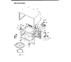 Amana FW116T-P1178810M outer case/turntable diagram
