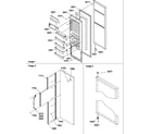 Amana SX322S2L-P1307303WL refrigerator door diagram
