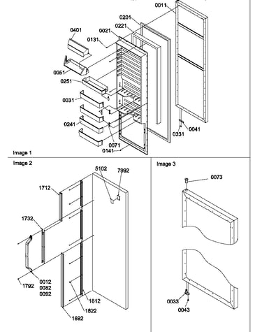 Refrigerator door