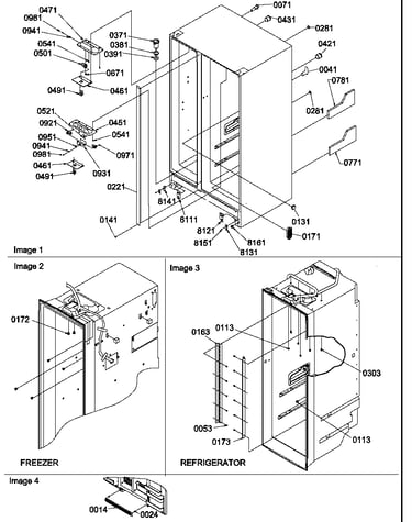 Cabinet parts and toe grille