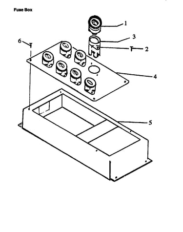Fuse box (carr630l/p1142660nl) (carr630w/p1142660nw) (carr630ww/p1142660nww)