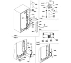Amana SRDE327S3W-P1307106WW cabinet back diagram